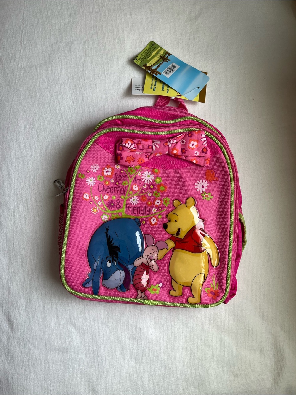 Vintage Disney Winnie the Pooh & Friends Small Backpack Y2K Deadstock - Picture 1 of 3